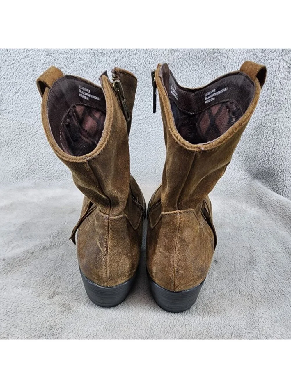 Born Boots Womens Size 8 M/W Brown Leather Ankle Booties *Read*